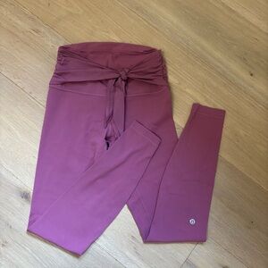 lululemon deep mauve align leggings yoga Pilates
